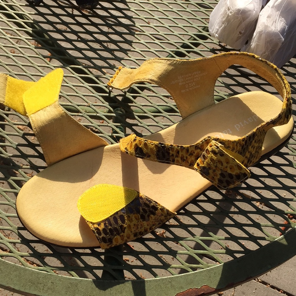 9.5 W - Leather Sandals by David Tate - Picture 3 of 8